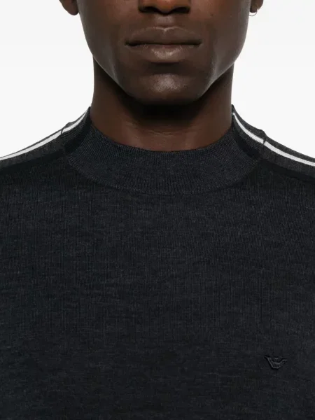 Pulover Emporio Armani de lână gri