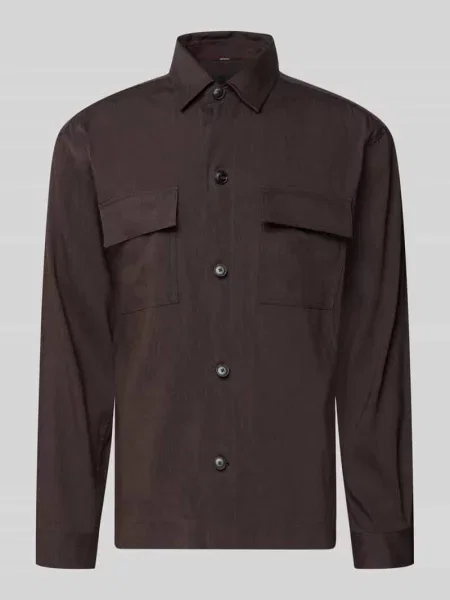 Hugo Koszule Mężczyzna L Shirts Boss brązowy