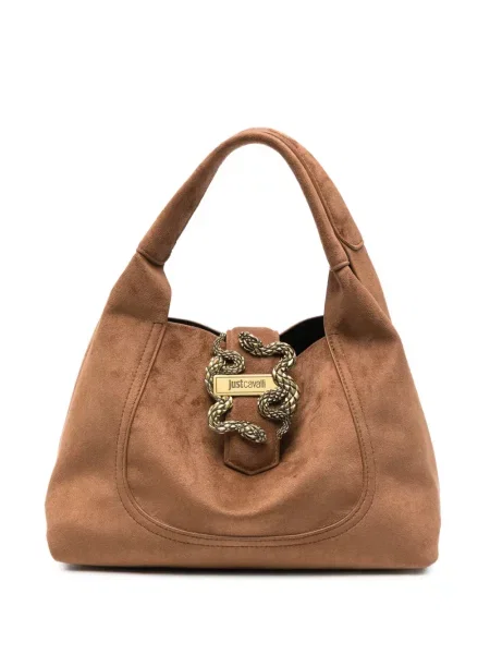 Shopper kabelka Just Cavalli hnedá