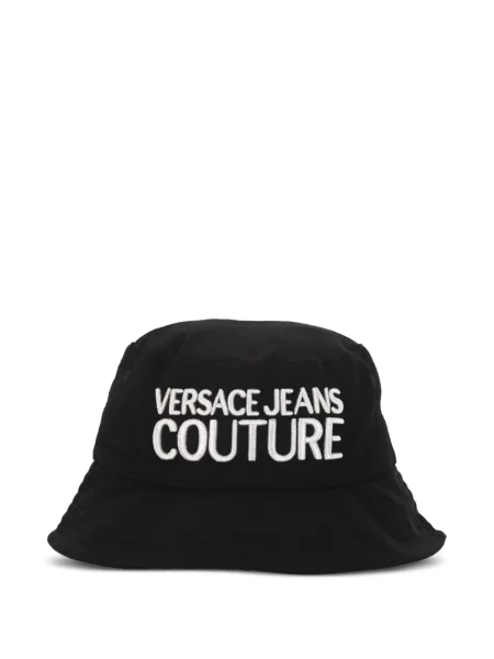Haftowany bucket Versace Jeans Couture czarny