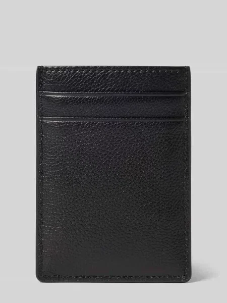 Valentino Bags etui na karty skórzane FORT czarny