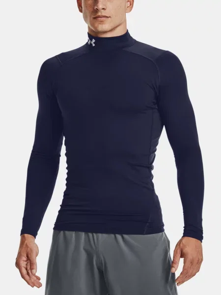 Majica z dolgimi rokavi Under Armour modra