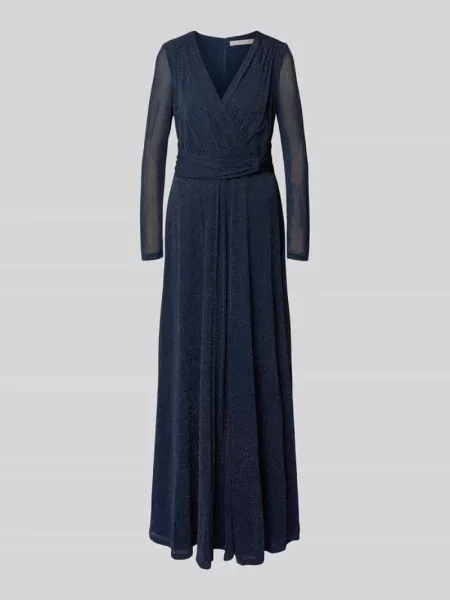 Sukienka wieczorowa z siateczki z błyszczącym efektem Christian Berg Cocktail