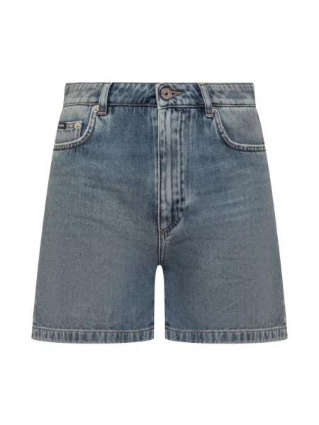Szorty jeansowe Dolce And Gabbana niebieskie