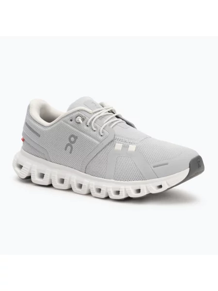 On Sneakersy Cloud 6 světle šedá bílé