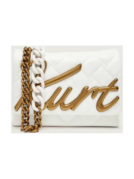 Kurt Geiger Geantă pe umăr MINI KENSINGTON alb