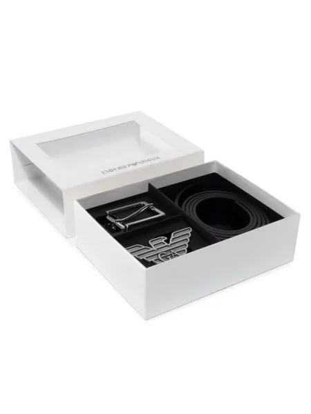 Emporio Armani Pasek czarny