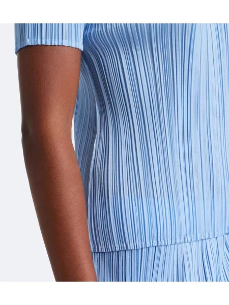 Top Pleats Please Issey Miyake albastru