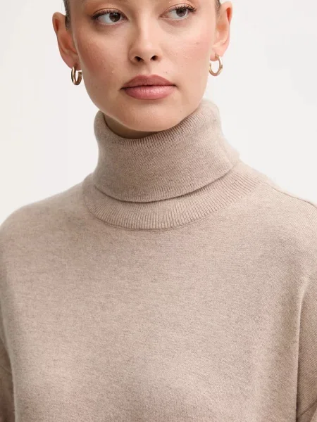 Шерстяная водолазка Gaudi бежевая