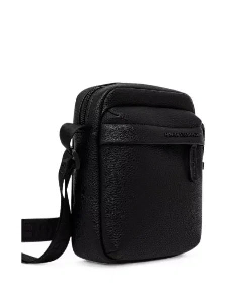 Crossbody torba Armani Exchange s autogramom crna