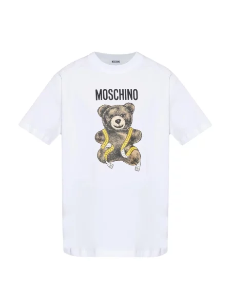 Koszulka Moschino z nadrukiem biała