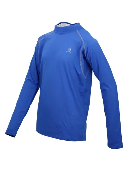 Tricou mânecă lungă Peak Mountain albastru