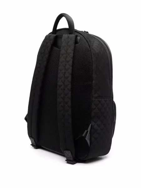 Plecak Emporio Armani żakardowy czarny