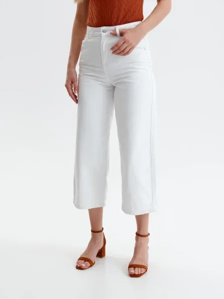 Pantaloni Top Secret alb