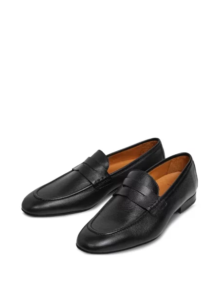 Pantofi loafer Hackett London din piele negru