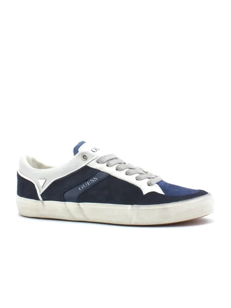 Sneakersy Guess skórzane niebieskie