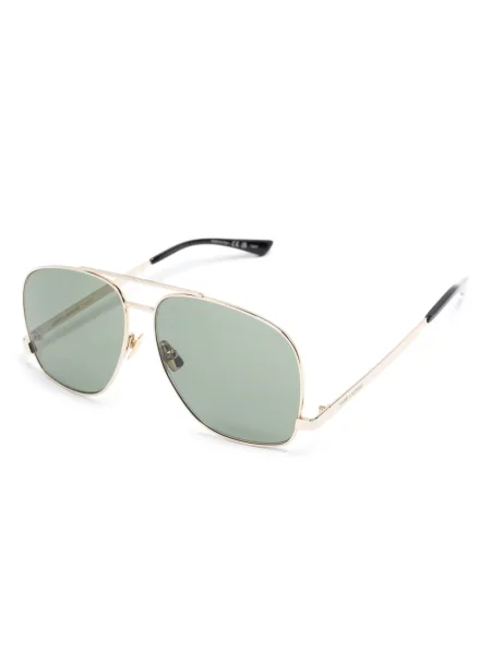Sluneční brýle Saint Laurent Eyewear zelené