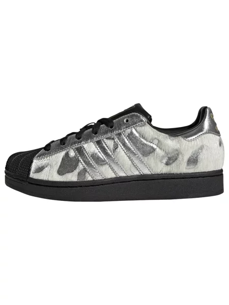 ADIDAS ORIGINALS Tenisky Superstar II stříbrně šedá / černá bílá
