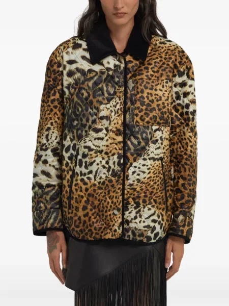 Geacă Roberto Cavalli cu imagine cu model leopard