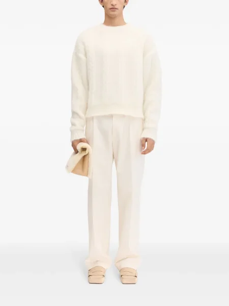Pulover Jacquemus alb