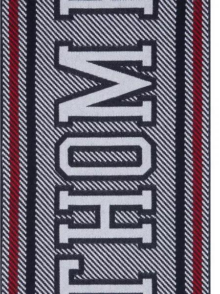 Fular Thom Browne de lână gri