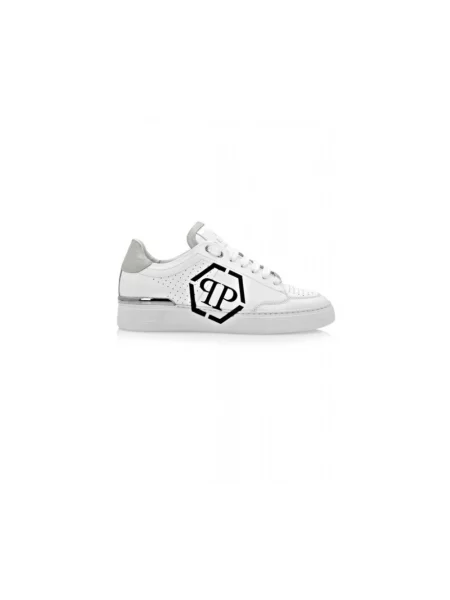 Sneakersy Philipp Plein skórzane białe