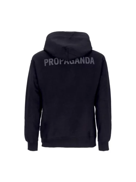 Długa bluza Propaganda z logo czarna
