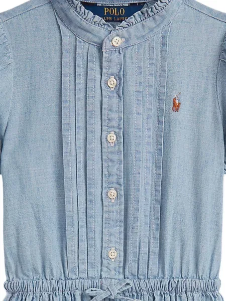 Sukienka dziecięca Polo Ralph Lauren niebieska
