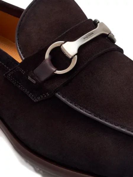 Pantofi loafer Magnanni din piele de căprioară maro