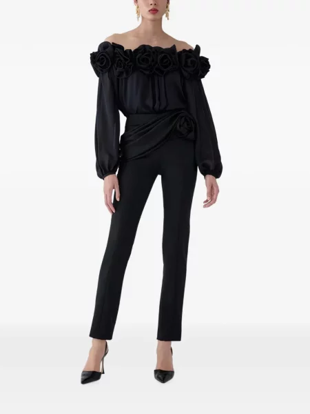 Слаб панталон Carolina Herrera черно