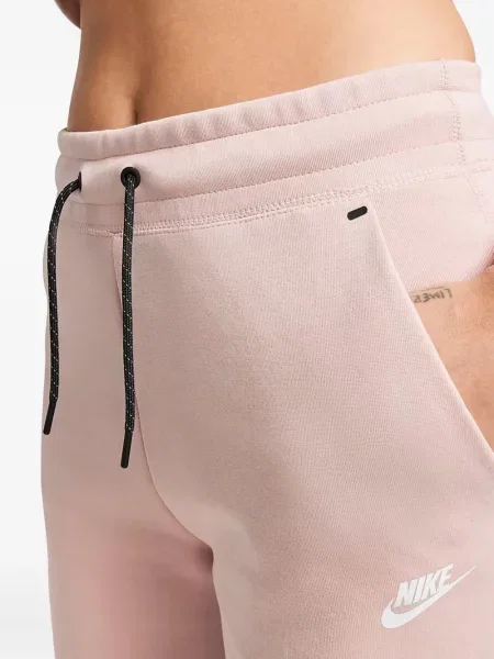 Pantaloni scurți Nike cu legături din fleece alergare roșu