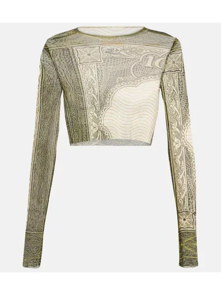 Cropp top Jean Paul Gaultier cu imagine plasă
