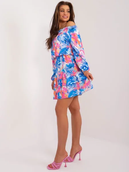 Rochie Fashionhunters cu imagine de costum albastru