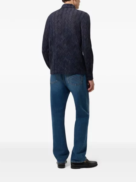 Cămașă Missoni tricotate albastru