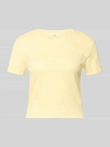 T-shirt o kroju regular fit z mieszanki bawełny model FENJA' Only