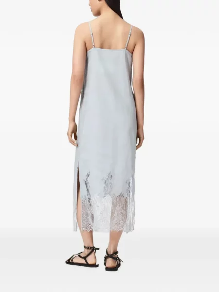 Rochie midi Allsaints de in albastru