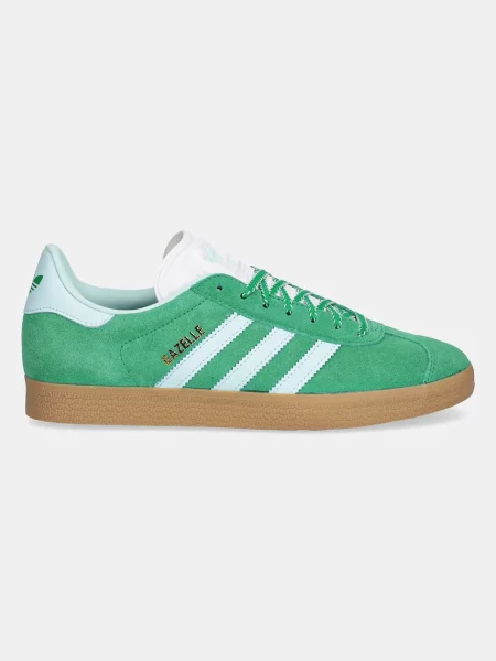Superge iz semiša adidas Originals Gazelle zelena