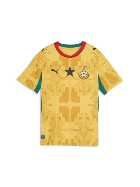 PUMA Młodzieżowa koszulka wyjazdowa Ghana Akcesoria żółty