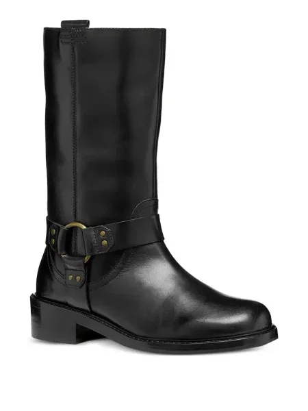 Botine Geox din piele negru
