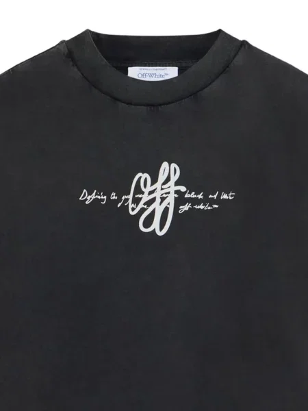 Tricou Off-white cu imagine alb