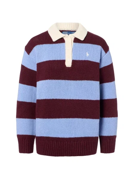Sweter Polo Ralph Lauren wełniany niebieski