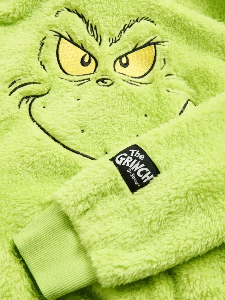 Reserved Різдвяний світшот Grinch жовто-зелений зелений