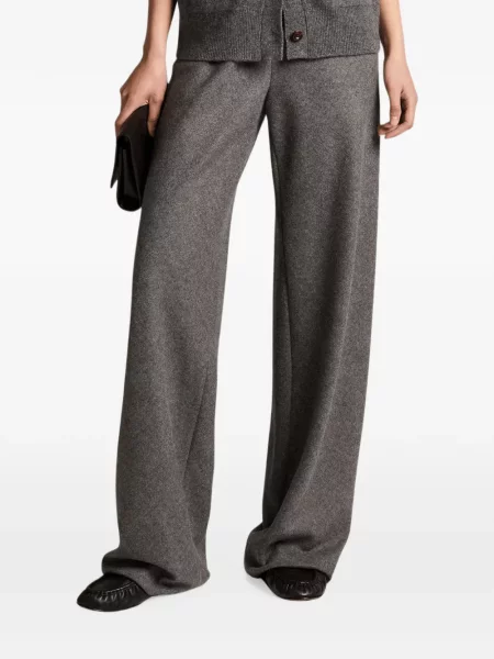Pantaloni Vince tricotate gri