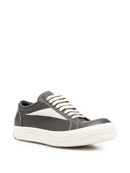 Sneakerși Rick Owens din piele maro