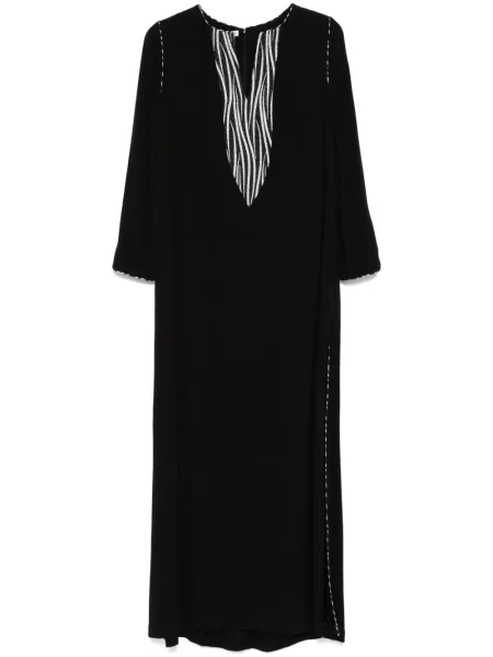 Rochie midi Baruni până la genunchi de costum negru
