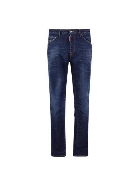 Jeansy Dsquared2 typu teddy niebieskie