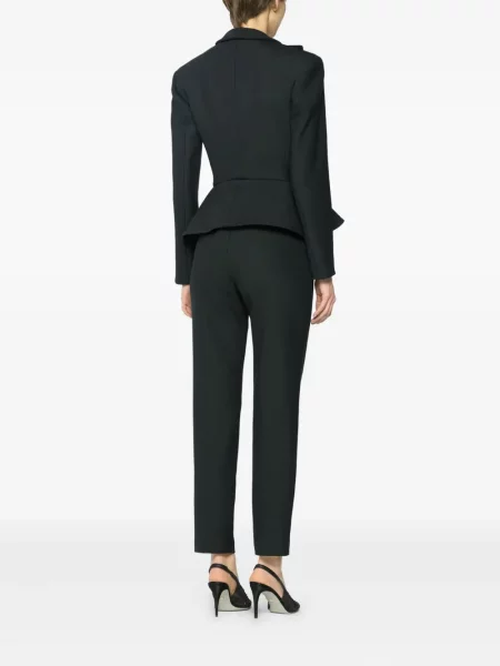 Pantaloni Genny plisate negru