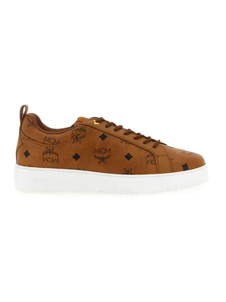 Sneakersy Mcm brązowe