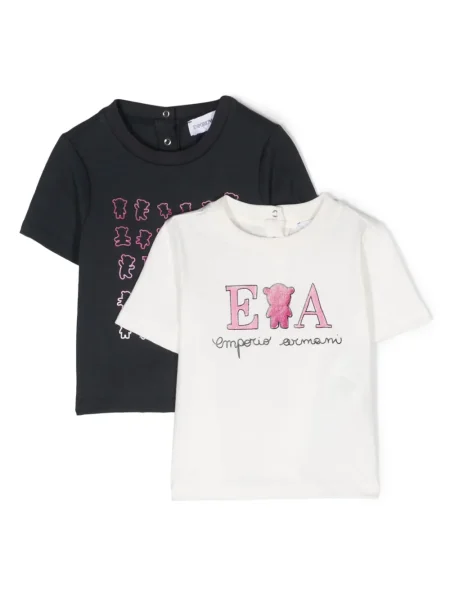 Dětské tričko Emporio Armani modré