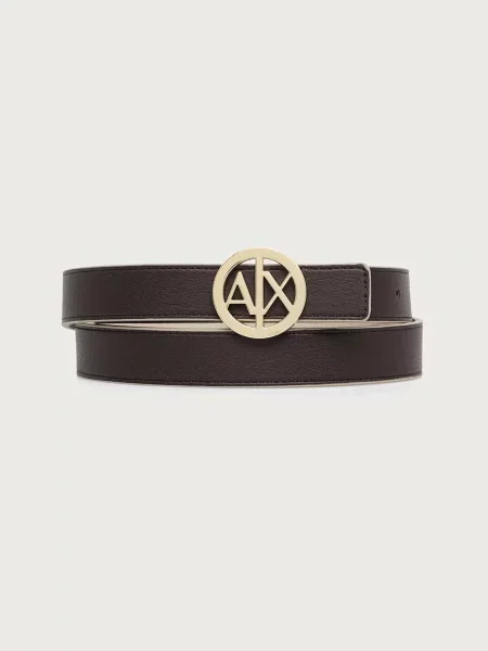 Armani Exchange двосторонній ремінь зі штучної шкіри